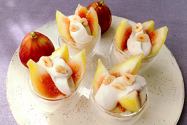 イチジクのクリーム白あえ　～Fig creamy sauce～の写真