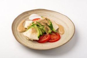 豆腐の棒々鶏風サラダの写真